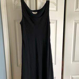 Dressy black silk midi-length Adrianna Papell